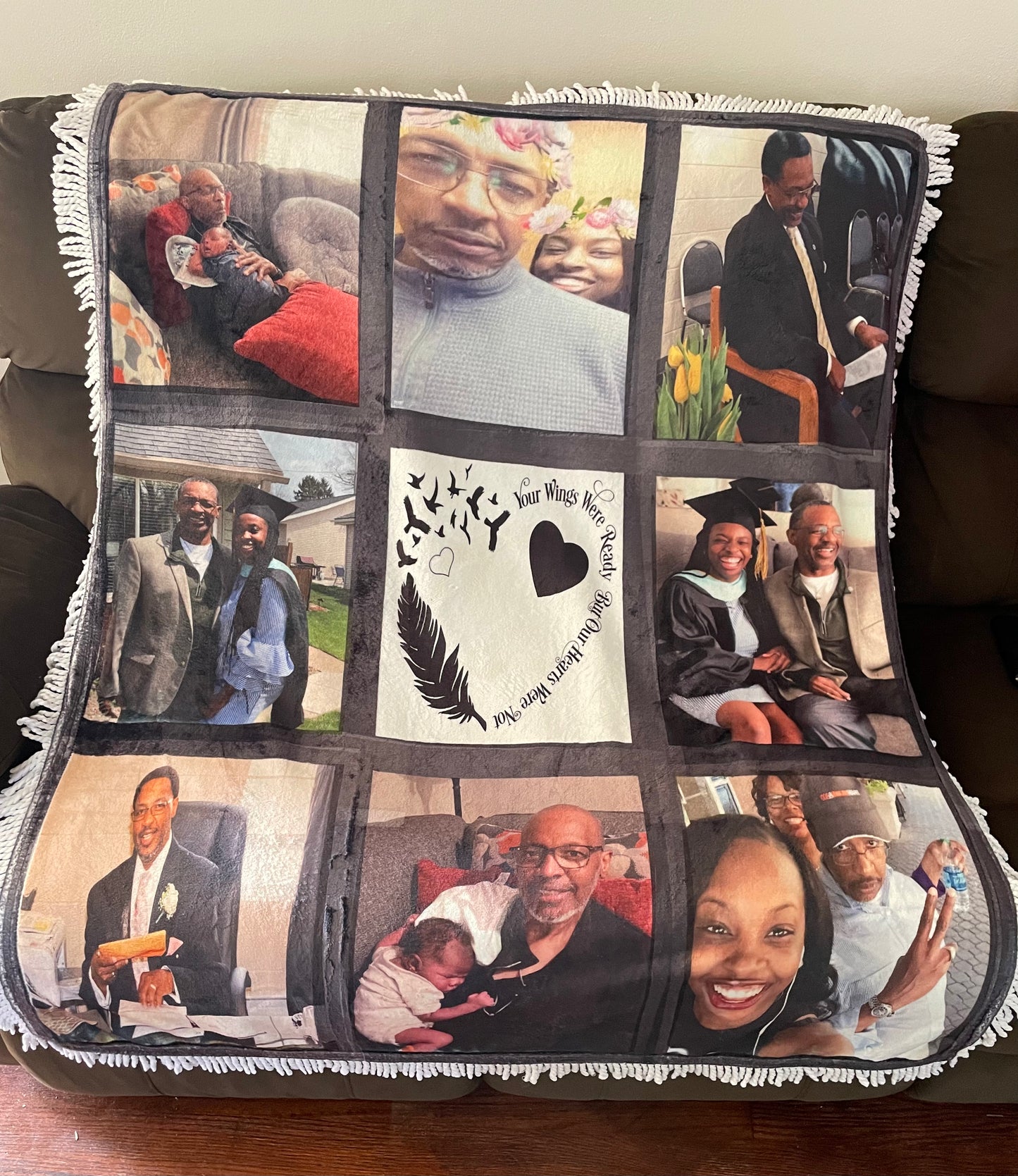 9 Panel Throw Blanket