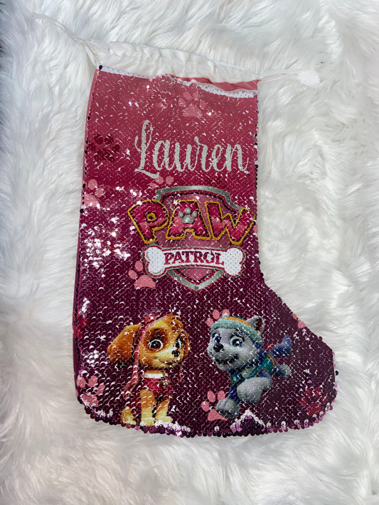 Sequin Christmas Stocking